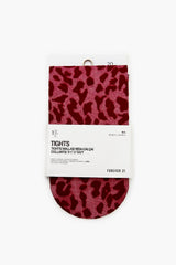 Leopard Print Tights - Forever 21