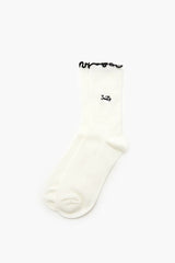 Lettuce-Edge Sweety Crew Socks - Forever 21