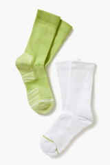 Textured Crew Socks Set - 2 pack - Forever 21