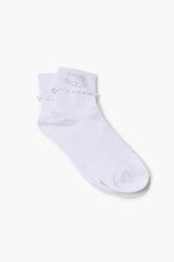 Rhinestone Hello Kitty Crew Socks - Forever 21