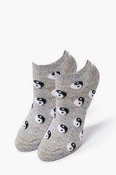 Yin Yang Ankle Socks - Forever 21