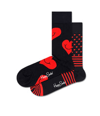 2-Pack I Heart You Socks Gift Set Multi - Forever 21