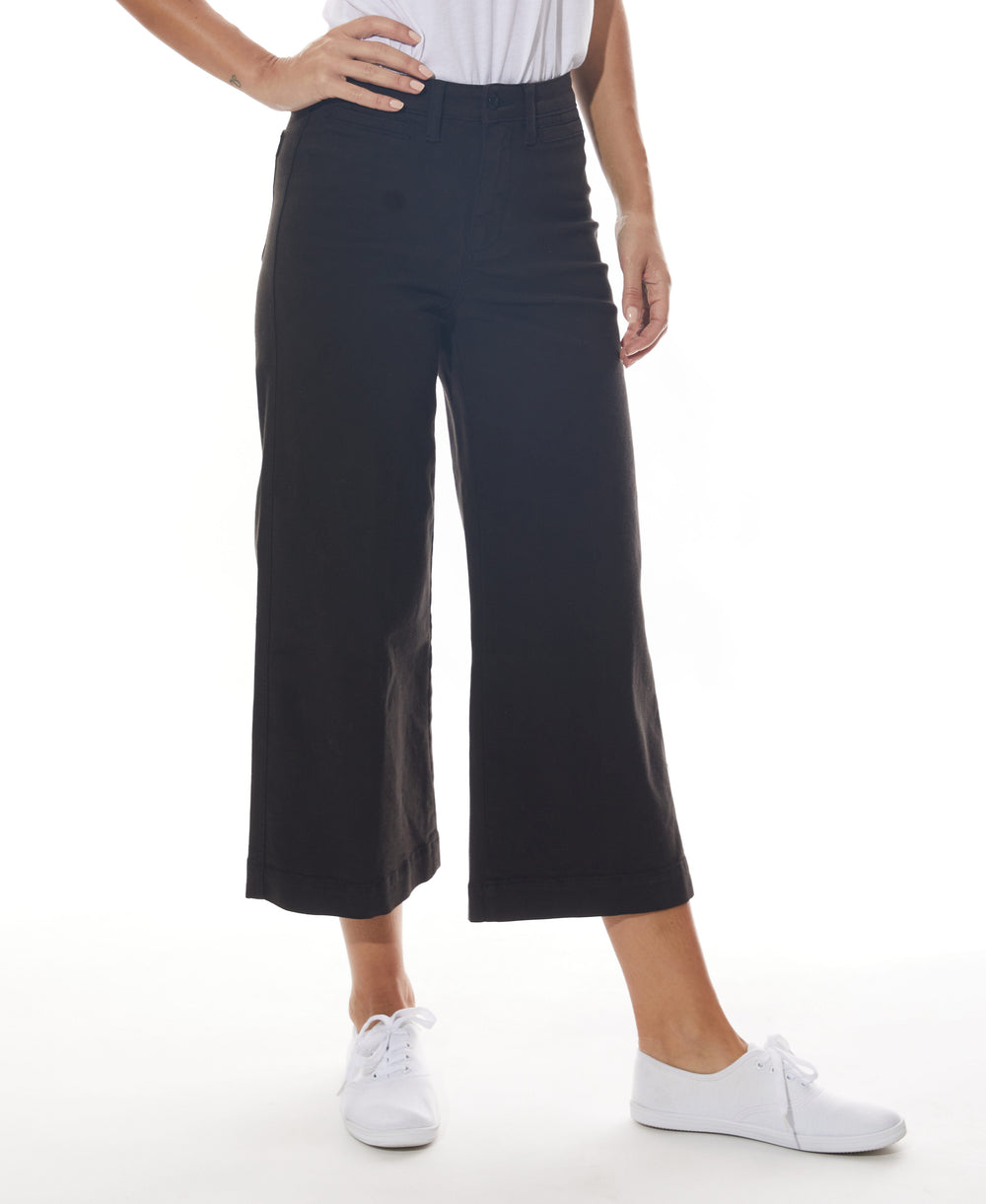 High Rise Crop Trousers with Front Pockets | Forever 21 Womens