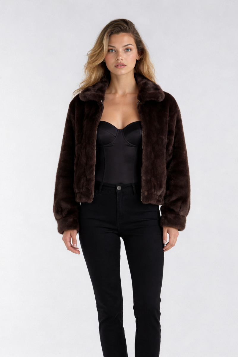 Faux Fur Jacket | Forever 21 Womens