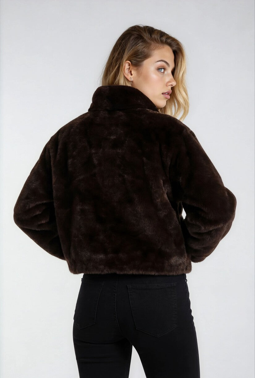 Faux Fur Jacket | Forever 21 Womens