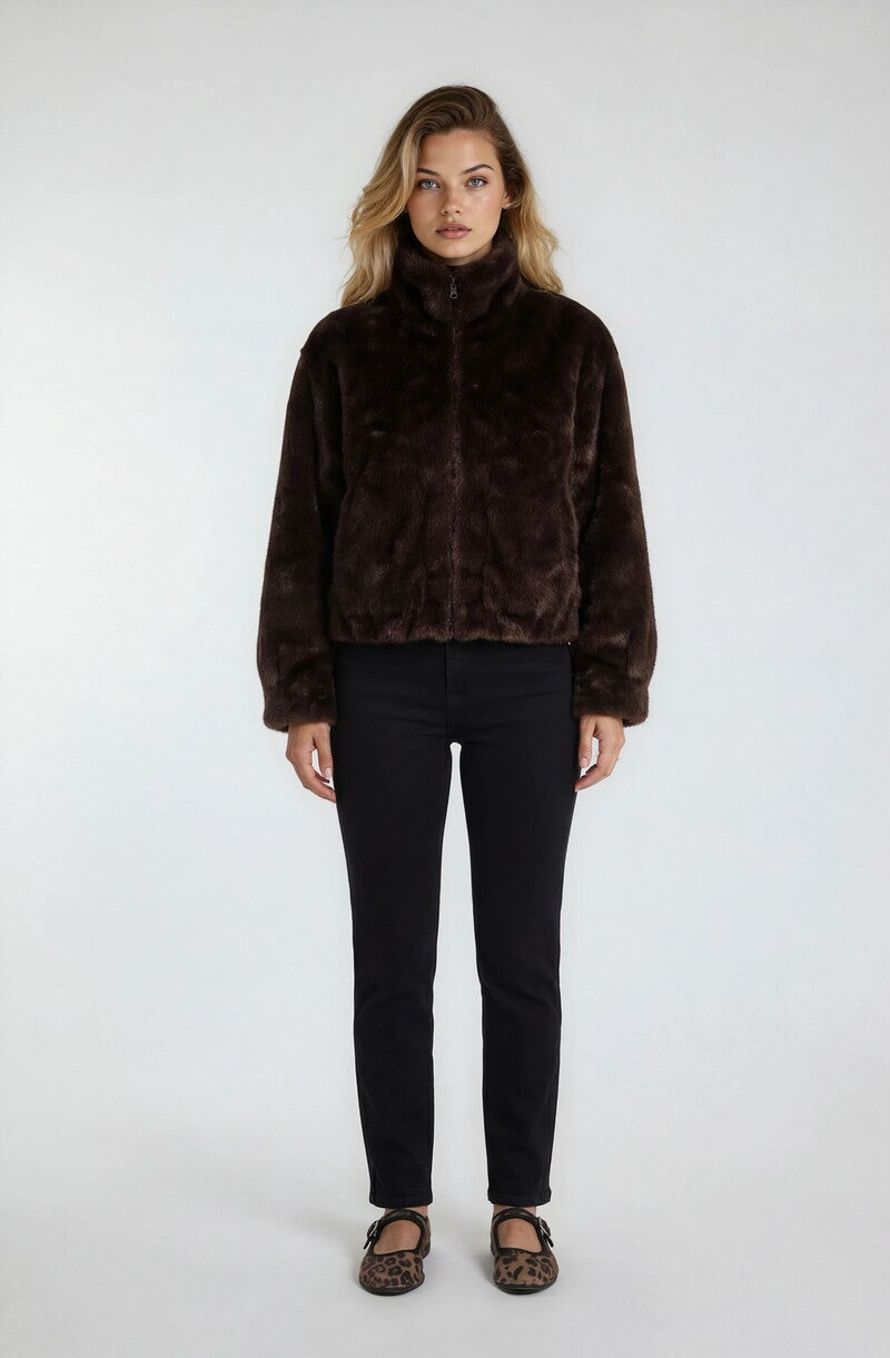 Faux Fur Jacket | Forever 21 Womens