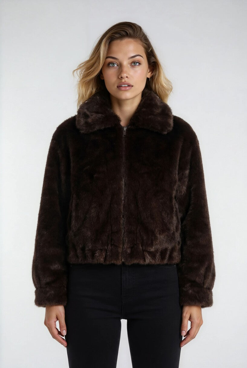 Faux Fur Jacket | Forever 21 Womens