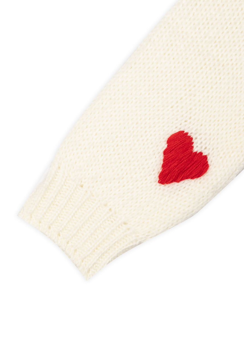 Heart Print Cropped Cardigan | Forever 21 Womens