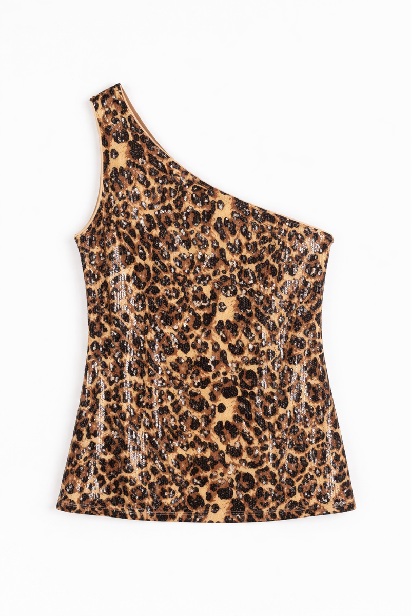 Sequin One-Shoulder Top | Forever 21 Womens