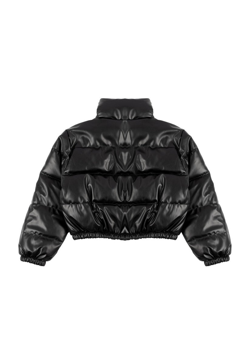 Faux Leather Puffer Jacket | Forever 21 Womens