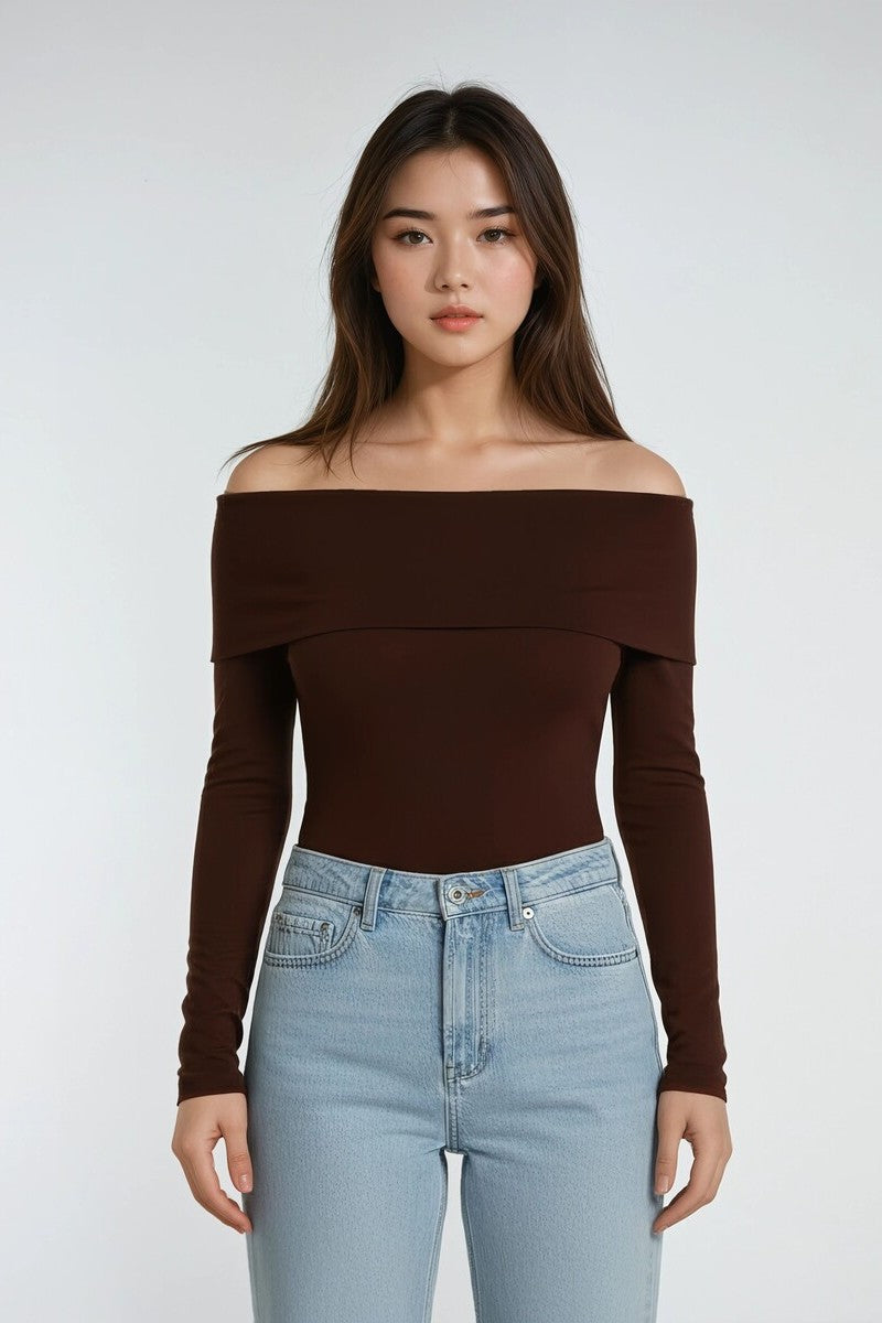 Foldover Off-The-Shoulder Top | Forever 21 Womens