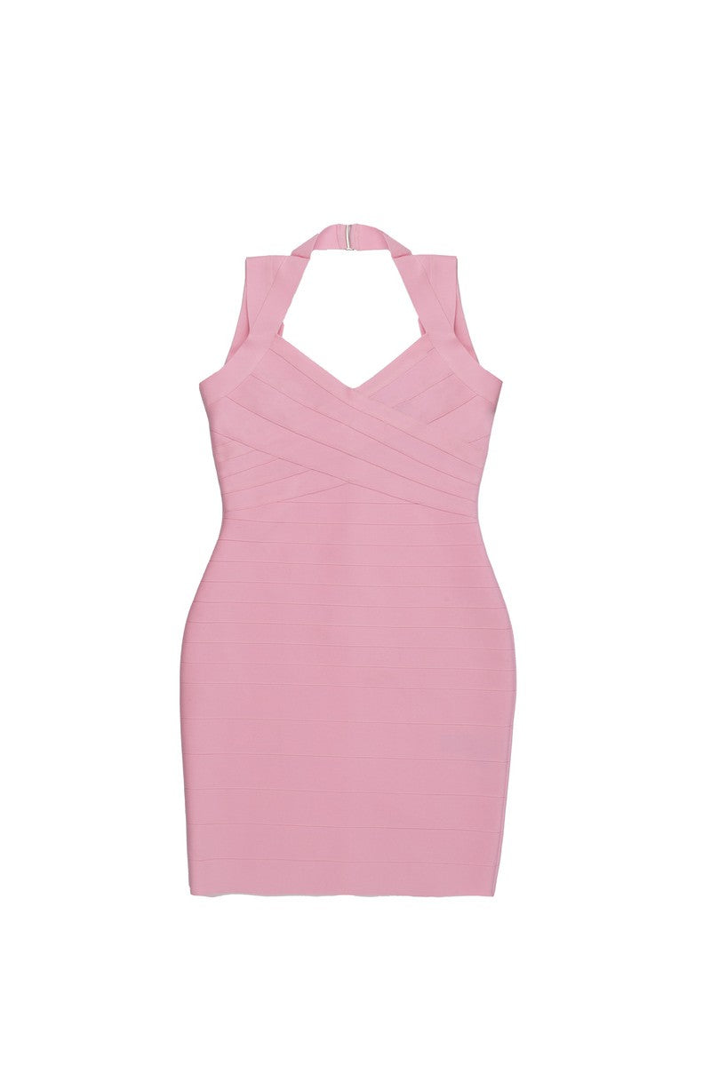 Halter Bandage Bodycon Mini Dress | Forever 21 Womens