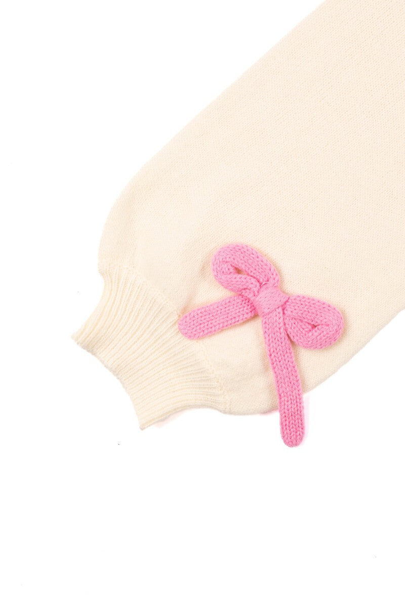 Bow Appliqué Knit Sweater | Forever 21 Womens