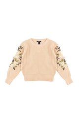 Floral Embroidered Knit Sweater | Forever 21 Womens