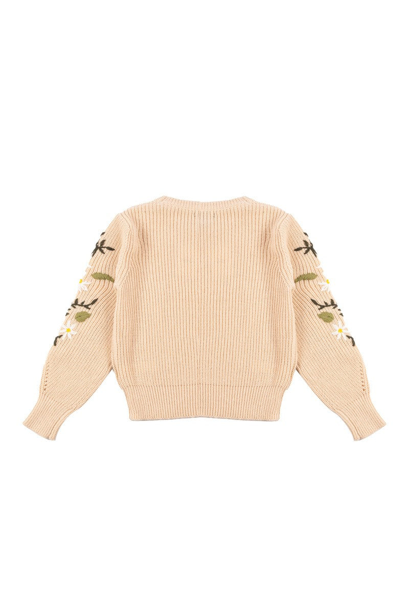Floral Embroidered Knit Sweater | Forever 21 Womens