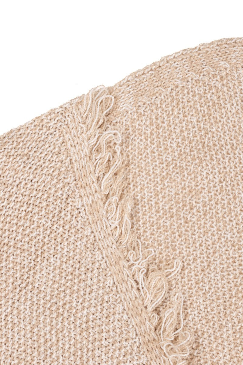 Fringe-Trim Open-Back Bolero Sweater | Forever 21 Womens