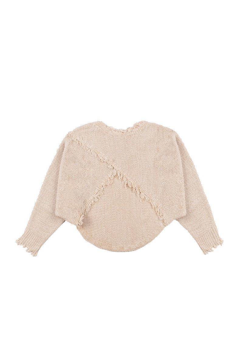 Fringe-Trim Open-Back Bolero Sweater | Forever 21 Womens