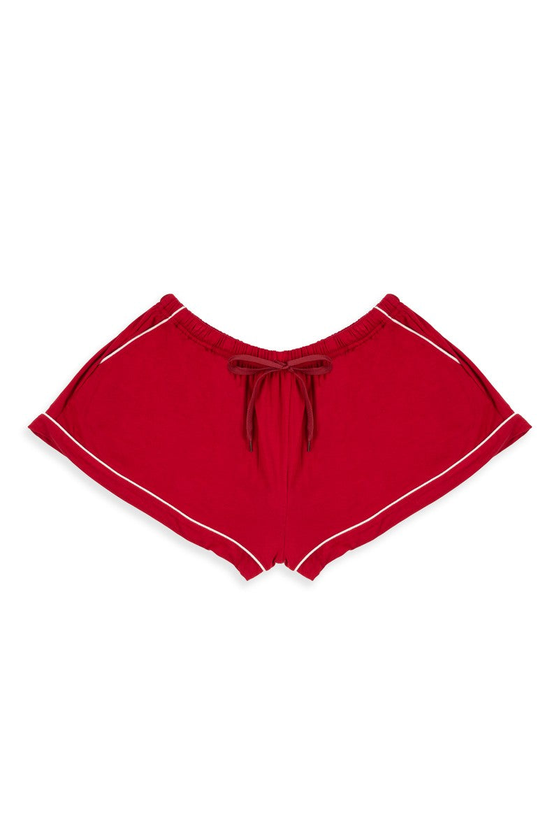 Piped-Trim Top & Shorts Pajama Set | Forever 21 Womens