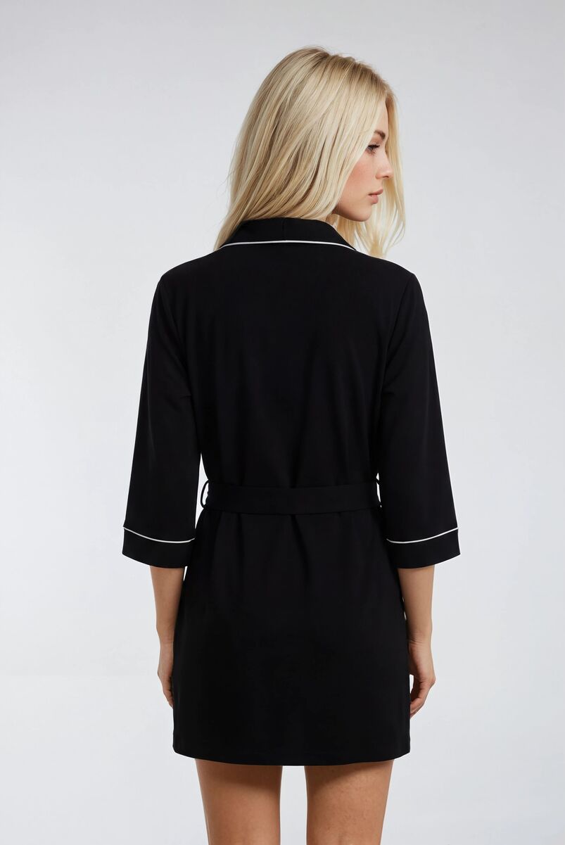 Piped-Trim Modal Robe | Forever 21 Womens