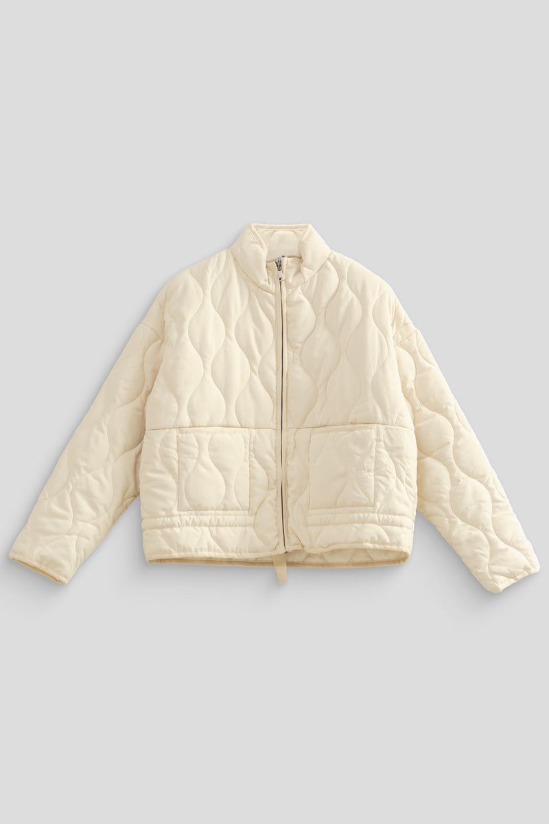 Quilted Drawstring-Hem Jacket | Forever 21 Womens
