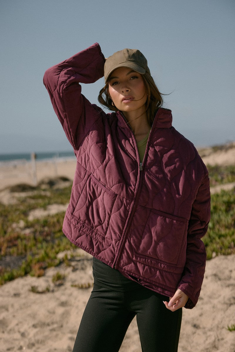 Quilted Drawstring-Hem Jacket | Forever 21 Womens