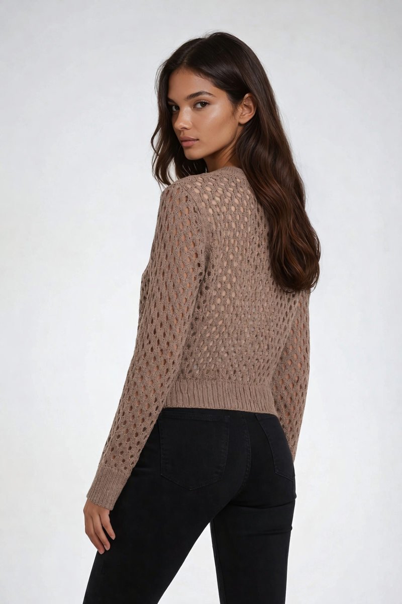 Open-Knit Crochet Sweater | Forever 21 Womens
