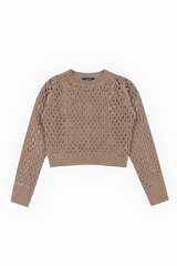 Open-Knit Crochet Sweater | Forever 21 Womens