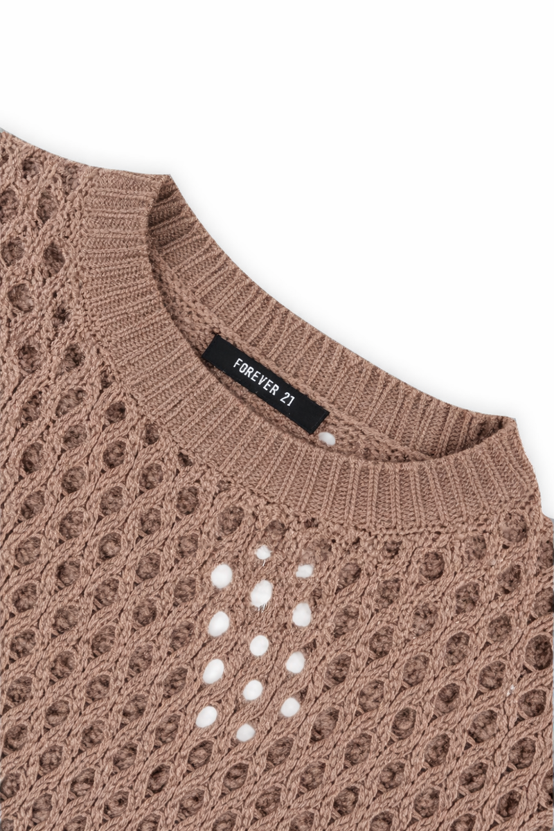 Open-Knit Crochet Sweater | Forever 21 Womens
