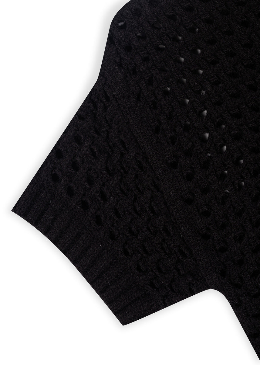 Short-Sleeve Crochet Collared Sweater Top | Forever 21 Womens