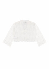 Open-Front Pointelle Bow Cardigan | Forever 21 Womens