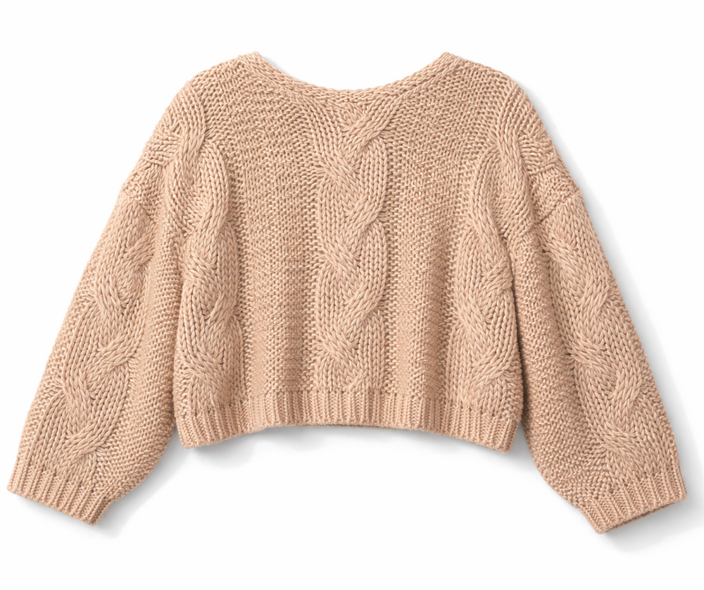 V-Neck Cable Knit Sweater | Forever 21 Womens