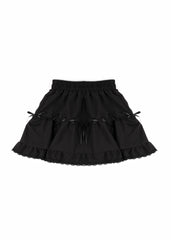 Tiered Ruffle Lace-Trim Mini Skirt | Forever 21 Womens