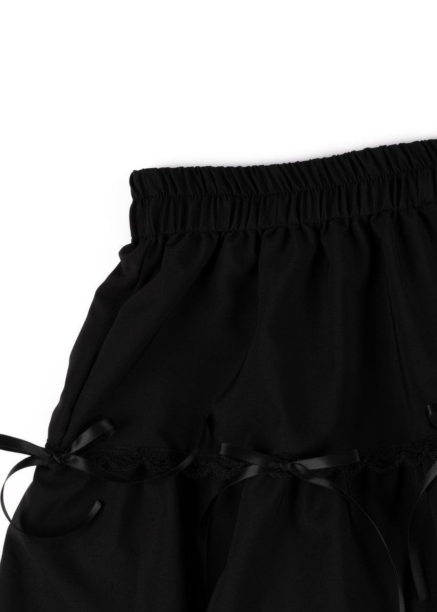 Tiered Ruffle Lace-Trim Mini Skirt | Forever 21 Womens