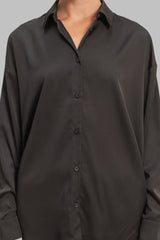 Oversized Satin Button-Up Shirt | Forever 21 Womens