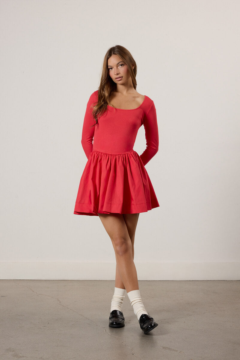 Scoop-Neck Mini Skater Dress | Forever 21 Womens