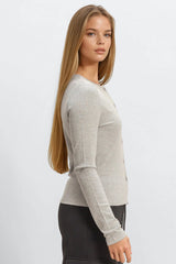 Ribbed Button-Front Cardigan Top | Forever 21 Womens