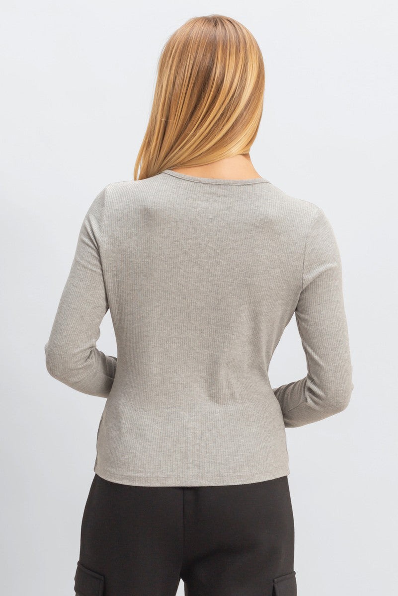 Ribbed Button-Front Cardigan Top | Forever 21 Womens
