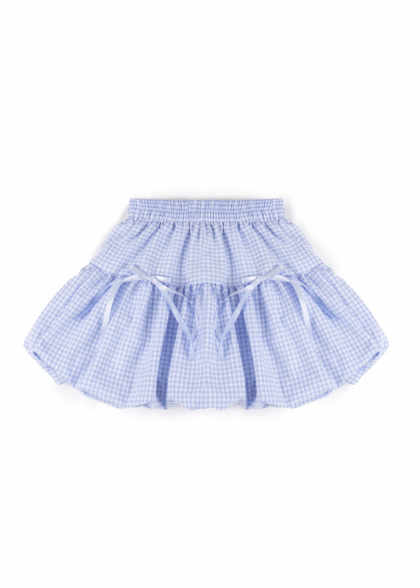 Pleated Bow Gingham Mini Skirt | Forever 21 Womens