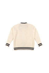 Oversized Contrast-Trim Ribbed Cardigan | Forever 21 Womens