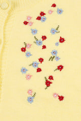 Floral Embroidered Puff-Sleeve Cardigan | Forever 21 Womens