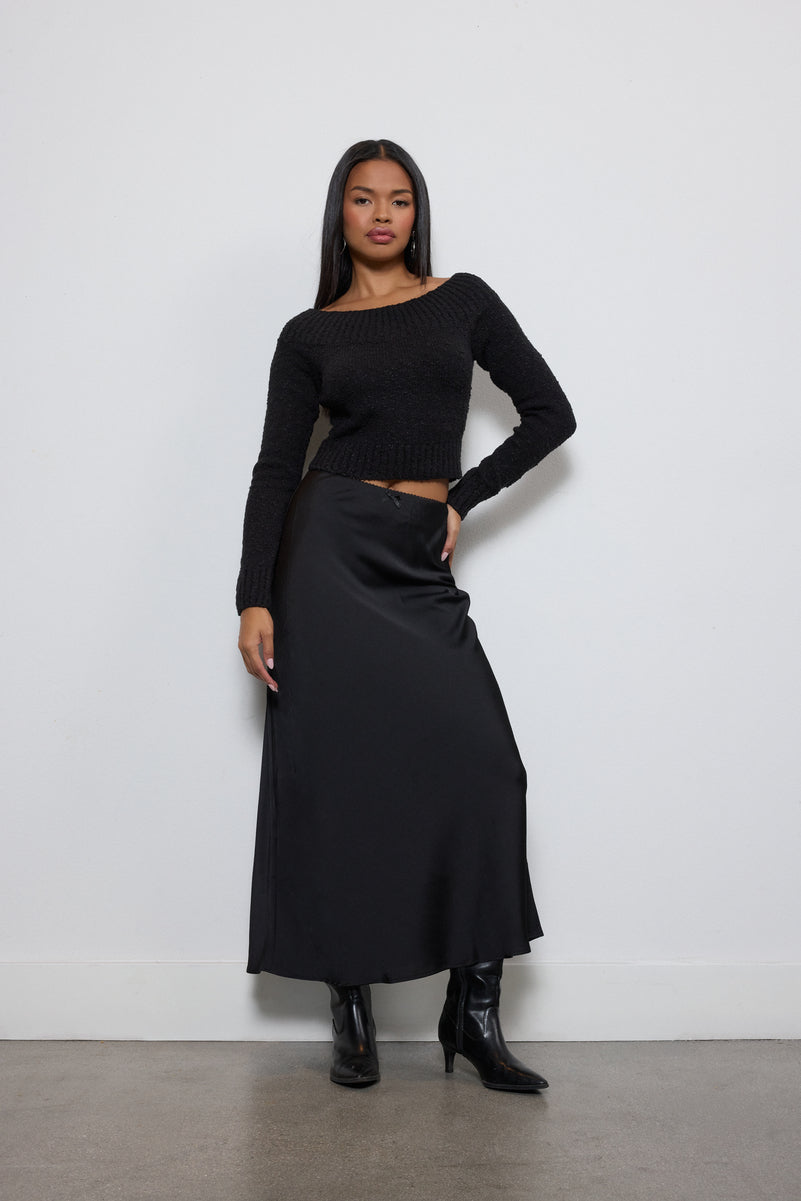 Satin A-Line Maxi Skirt | Forever 21 Womens