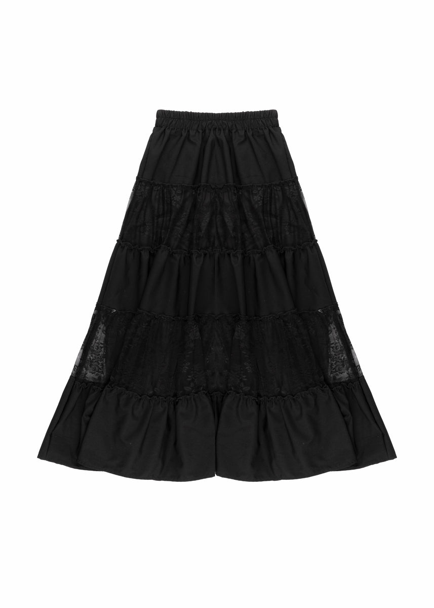 Tiered Lace Maxi Skirt | Forever 21 Womens