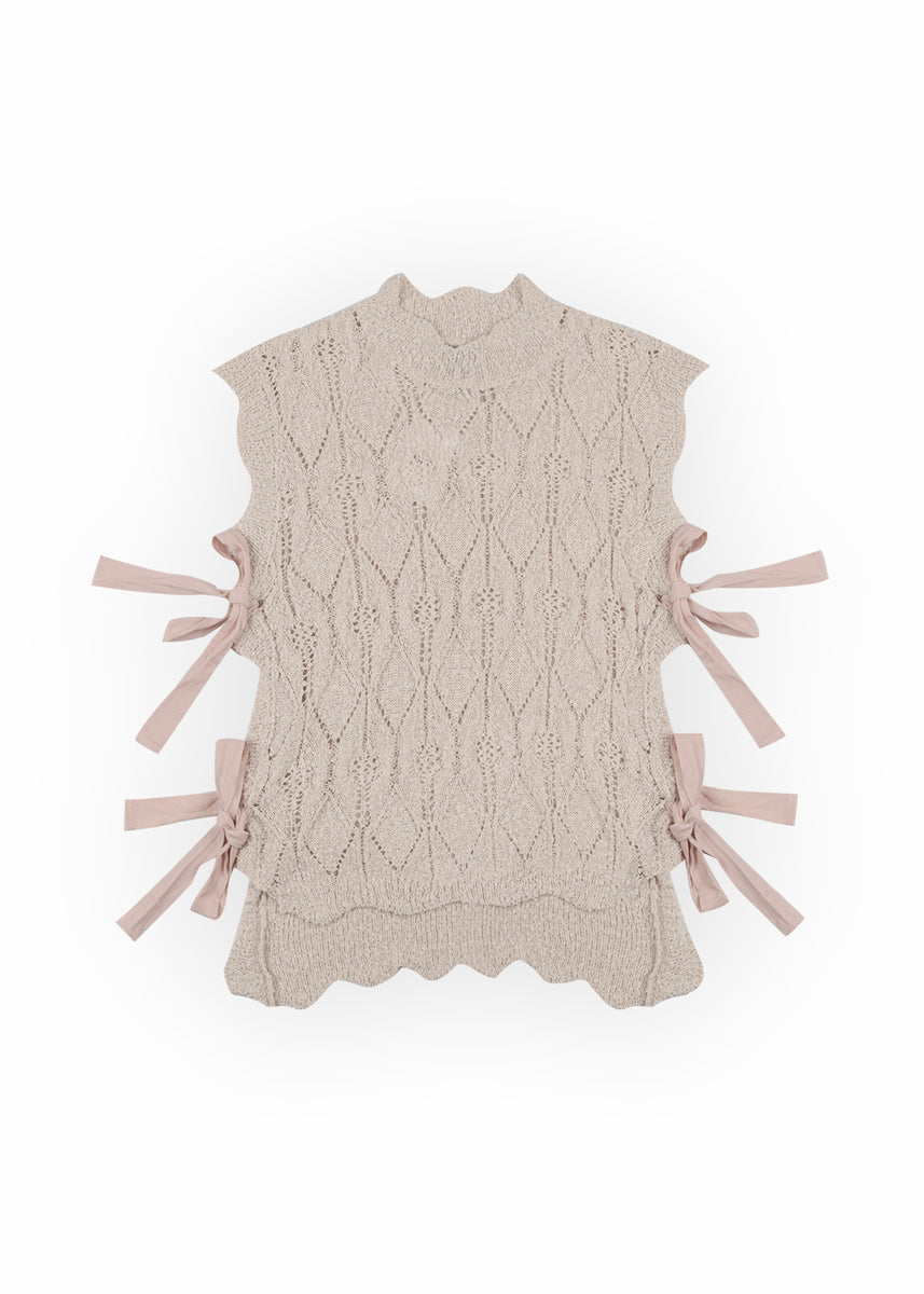Sleeveless Side-Tie Crochet Knit Top | Forever 21 Womens