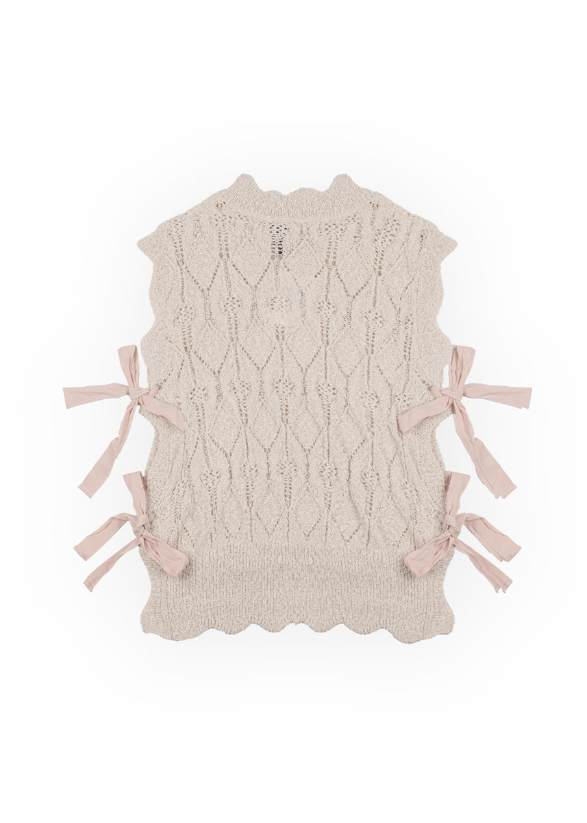 Sleeveless Side-Tie Crochet Knit Top | Forever 21 Womens