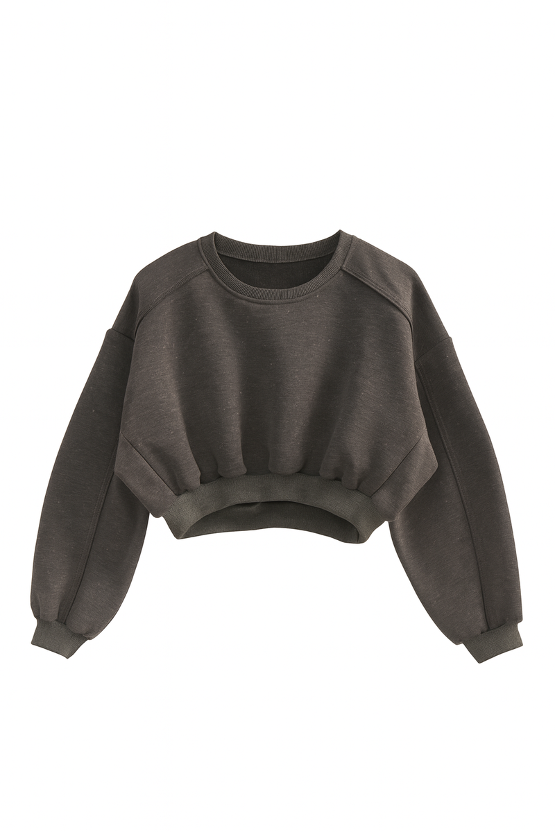 Exposed-Seam Cropped Pullover | Forever 21 Womens