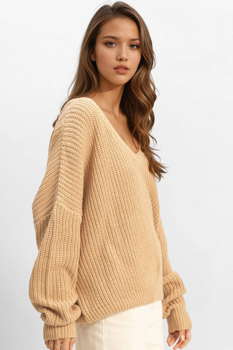 V-Neck Knit Sweater | Forever 21 Womens