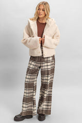 Hooded Sherpa Toggle Jacket | Forever 21 Womens