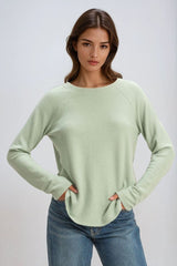 Waffle Knit Long-Sleeve Top | Forever 21 Womens