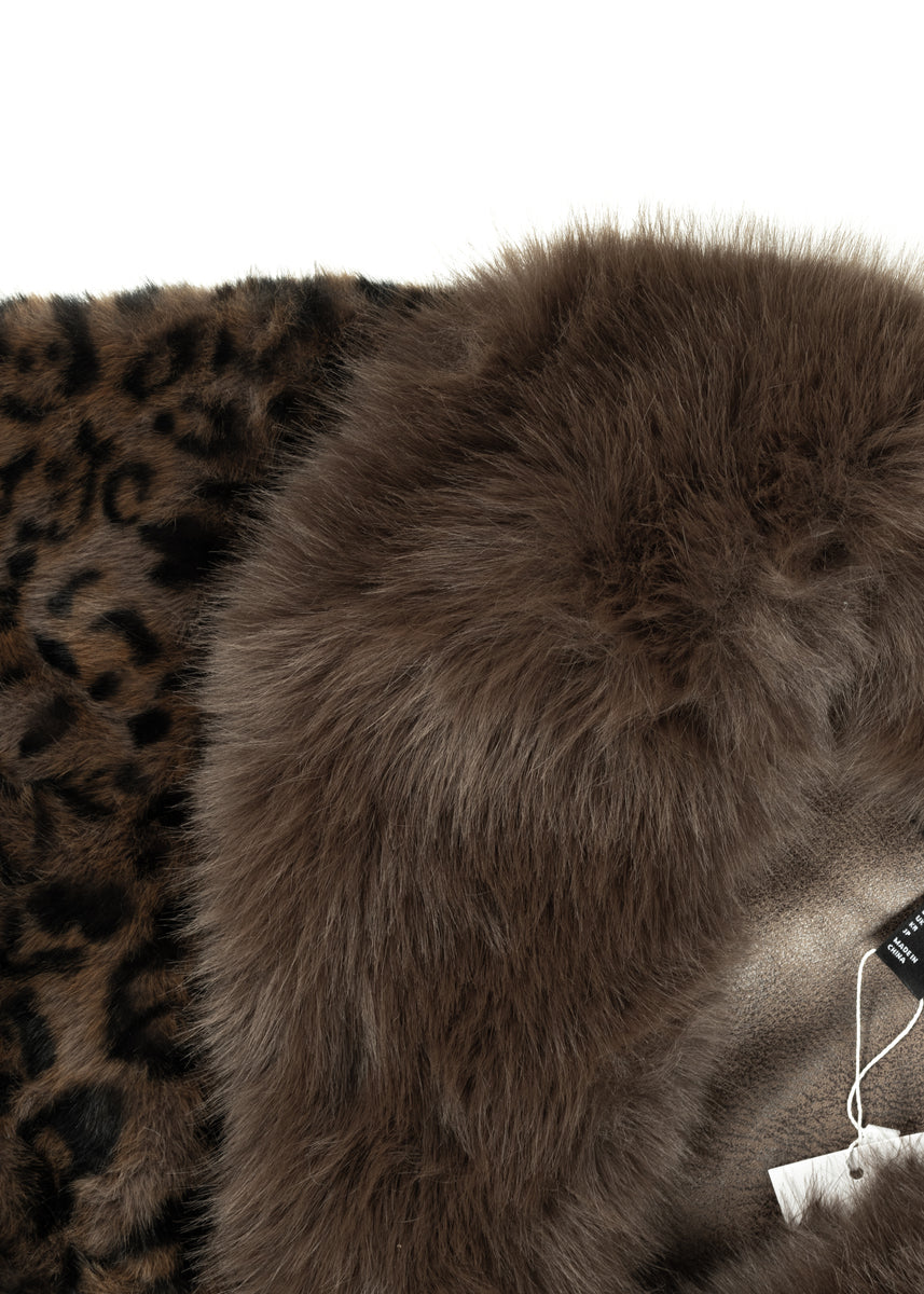Leopard Print Tie-Waist Faux Fur Jacket | Forever 21 Womens