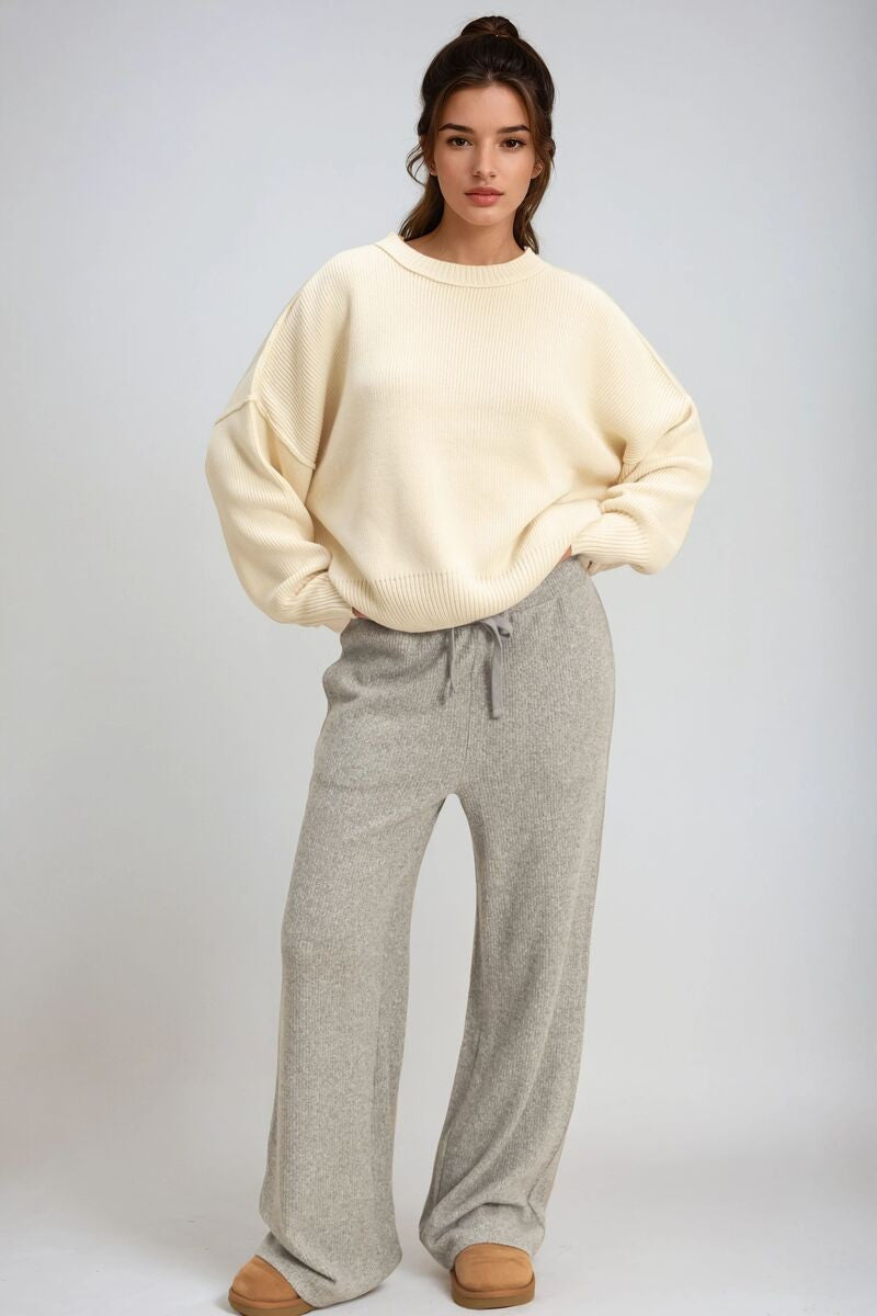 Waffle Knit Wide-Leg Pants | Forever 21 Womens